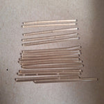 Score Four Replacement Pieces Sticks Plastic Clear 1970s Peg Game Stack Connect