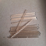Score Four Replacement Pieces Sticks Plastic Clear 1970s Peg Game Stack Connect