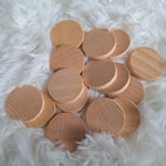 Backgammon Replacement Pieces Tokens Round 1970s Game Vintage Red Tan Retro