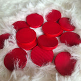 Backgammon Replacement Pieces Tokens Round 1970s Game Vintage Red Tan Retro