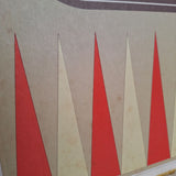Backgammon Replacement Board Only 1970s Game Vintage Yellow Retro Craft Scrap