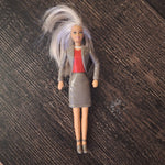 Vintage McDonalds Barbie Toy Lot Kelly Doll Business Roller Skates Happy Meal