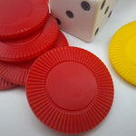 Milton Bradley Yahtzee Shaker Cup 1975 Blue Board Game Replacement Piece Vintage