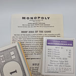 Monopoly Replacement Deed Pieces Instructions Rules 1960s Vintage Property Money