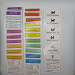 Monopoly Replacement Deed Pieces Instructions Rules 1960s Vintage Property Money