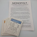 Monopoly Replacement Deed Pieces Instructions Rules 1990s Vintage Property