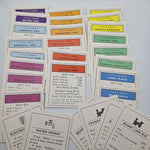 Monopoly Replacement Deed Pieces Instructions Cjhance 1970s Vintage Property