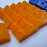Monopoly Houses Hotels Dice Replacement Pieces Blue Orange Fox Family Guy Game