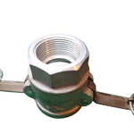 PT 20D Coupling 2 Inch Female Cam Groove Lock Adapter Aluminum Brass Arms