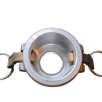 PT 20D Coupling 2 Inch Female Cam Groove Lock Adapter Aluminum Brass Arms