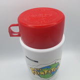 Flintstones Thermos 90s Cartoon TV Show Millennial Nostalgia Red Cup Lid 3700