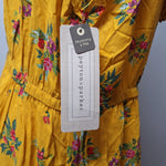 Peyton & Parker Dress Womens XL Spaghetti Strap Off Shoulder Long Ruffle Floral
