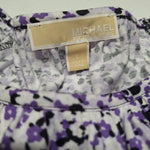 Michael Kors Shirt Top Casual MK Bell Sleeve Womens Large Round Neckline Basic