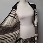Absolutely Famous Long Sweater Open Front Knit Womens Large Cardigan Casual Fall
