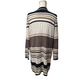 Absolutely Famous Long Sweater Open Front Knit Womens Large Cardigan Casual Fall