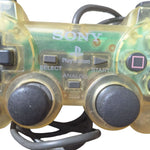 Sony Playstation Controller Clear Vintage PS1 Gamer Wired Untested Original