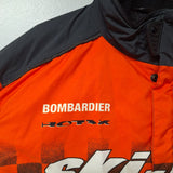 Ski Doo Bombardier Jacket Mens Large Orange Sno Gear Snowmobile Winter X Team