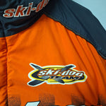 Ski Doo Bombardier Jacket Mens Large Orange Sno Gear Snowmobile Winter X Team