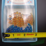 Williams Sonoma Beaded Fish Napkin Ring Set of 4 Box Vintage Sea Nautical Beach