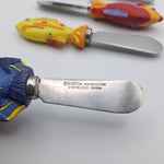 Boston Warehouse Fish Cheese Knives Knife Set Small Colorful Nautical Sea Beach