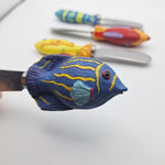 Boston Warehouse Fish Cheese Knives Knife Set Small Colorful Nautical Sea Beach