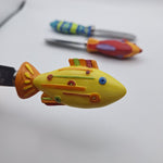 Boston Warehouse Fish Cheese Knives Knife Set Small Colorful Nautical Sea Beach
