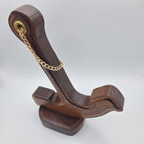 Wooden Anchor Chain Knick Knack Arkansas Vintage 7 Inch Boat Nautical Beach Ship
