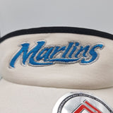 Miami Marlins Visor MLB Blue Baseball Fan Major League Adjustable Band One Size