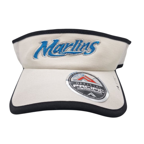 Miami Marlins Visor MLB Blue Baseball Fan Major League Adjustable Band One Size