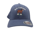 Bells Farm Clydesdales Horses Hat Ball Cap Adult Large XL Blue Flex Fit Michigan