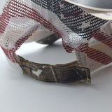 American Roots Music Festival Hat Cap American Flag Mesh Adjustable Tags Banjo