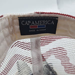 American Roots Music Festival Hat Cap American Flag Mesh Adjustable Tags Banjo