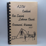 Greenwood Wisconsin Cook Book 1977 ALCW Lutheran Church Recipes Vintage Gift