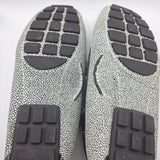 Marc Joseph Pebbled Flats Cypress Hill Tie Black White Leather Brazil Womens 8