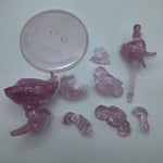 Disney Daisy Duck Crystal Puzzle 3D Stacking Pink Replacement Pieces Incomplete