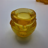 Disney Winnie Pooh Crystal Puzzle 3D Yellow Hunny Stacking 4 Inch No Box Honey