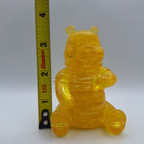 Disney Winnie Pooh Crystal Puzzle 3D Yellow Hunny Stacking 4 Inch No Box Honey