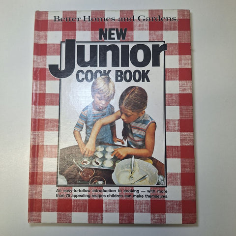 Better Homes Junior Cook Book 1970s Kid Child Bake Recipes Easy Instructions