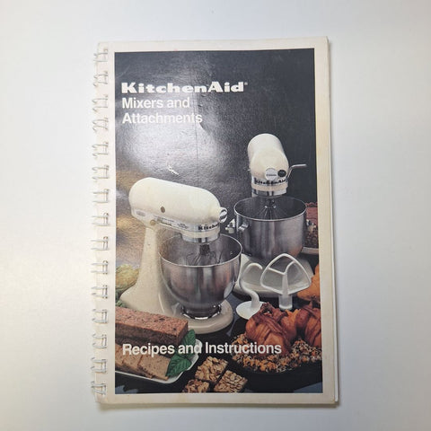 Kitchenaid Mixer Recipe Instruction Book Attachment Tools Tips Vintage Service