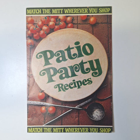 Patio Party Vintage Recipe Booklet Cook Ad SPAM Hellmans Cheetos Van Camps Snack
