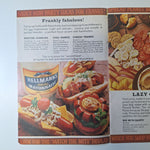 Patio Party Vintage Recipe Booklet Cook Ad SPAM Hellmans Cheetos Van Camps Snack