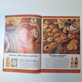 Patio Party Vintage Recipe Booklet Cook Ad SPAM Hellmans Cheetos Van Camps Snack