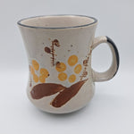 COTC Tea Mug Coffee Cup Korea Vintage Floral Brown Neutral Tones Kitchen MCM