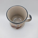 COTC Tea Mug Coffee Cup Korea Vintage Floral Brown Neutral Tones Kitchen MCM