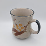 COTC Tea Mug Coffee Cup Korea Vintage Floral Brown Neutral Tones Kitchen MCM