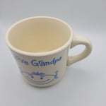 I Love Grandpa Mug Vintage USA Blue Grandchild Kid Gift Fathers Day Small 8 Oz