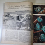 Arizona Highways March 1975 Turquoise Jewelry History Art Vintage Belts Native