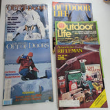 Outdoor Hunting Magazine Lot Michigan Out Of Doors American Rifleman Fishing Vintage