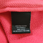 GSX Sweatshirt Full Zip Hooded Pink Thumb Holes Back Pocket Womens Medium