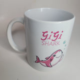 Gigi Shark Pink Mug Baby Grandparent Doo Grandma Family